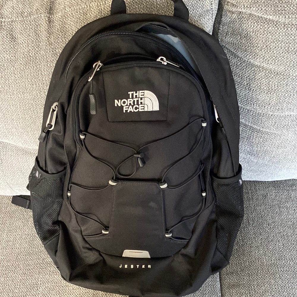 North Face black jester backpack